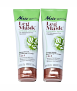 2 Pack Nair Leg Mask Exfoliate &amp; Smooth Clay Seaweed 3in1 Remove Hair 8oz - $417.96 MXN