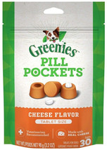 Greenies Pill Pockets Cheese Flavor Tablets 30 count Greenies Pill Pockets Chees - £15.92 GBP
