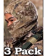 3 PACK Camouflage Men&#39;s Balaclava Face Ski Mask UV Wind Protection CADPA... - $391.25 MXN