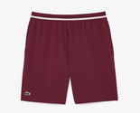 Lacoste Novak Special Shorts Men&#39;s Tennis Pants Sports Burgundy NWT GH74... - £84.06 GBP