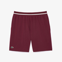 Lacoste Novak Special Shorts Men&#39;s Tennis Pants Sports Burgundy NWT GH741354GIXZ - £84.06 GBP