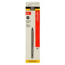 DISSTON COMPANY 198435#2 Philips Screwdriver Bit, 4&quot; - $23.26 CAD