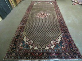 5x12 Antique Handmade Turkish Wool Corridor Rug Camel Hair Color Hand Knotted - £658.12 GBP