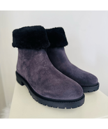 Cougar Kendal Faux Fur Waterproof  Leather Snow Bootie Grey Black Size 8... - $79.00
