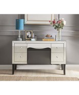 Dominic Vanity Desk, Mirrored - $15,982.34 MXN