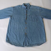 OXER RN#98891 Men's Cotton Long Sleeve Button-Down Denim Skirt Size Medium image 11