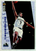 1996-97 Collector&#39;s Choice Stephon Marbury #382 Playbook Rookie Basketball Card - £2.33 GBP