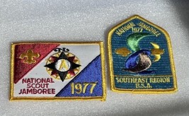 1977 National Jamboree Pocket Patch &amp; Southeast Region Patch BSA Boy Scouts - $9.85
