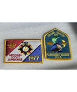 1977 National Jamboree Pocket Patch &amp; Southeast Region Patch BSA Boy Scouts - £7.74 GBP