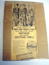 1939 Ad New York World&#39;s Fair Scott Tissue Scottissue - $9.99