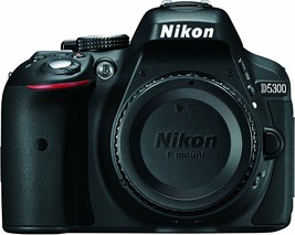 Nikon D5300 24.2 Mp Cmos Digital Slr Camera With Built-In Wi-Fi And Gps, Black - £293.40 GBP