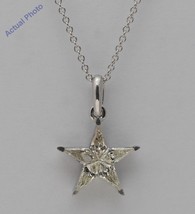 18k White Gold Kite Star Diamond Pendant (0.5 Ct,I Color,I1 Clarity) - £1,389.09 GBP