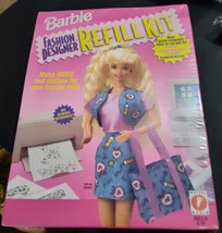 Barbie Fashion Designer Refill Kit 1996 Mattel New 16373 For CD-ROM Program - £3.95 GBP