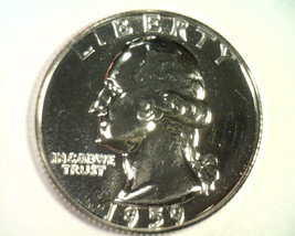 1959 WASHINGTON QUARTER GEM PROOF GEM PR NICE ORIGINAL COIN BOBS COINS F... - $14.00