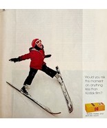 1972 Kodak Film Advertisement Life XL Vintage Christmas Camera Skiing - $29.46 CAD