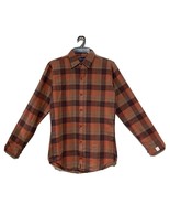 Dee Cee Mens Medium (16&quot; Neck) Shirt Plaid Athletic Fit Cotton Button Do... - $17.81