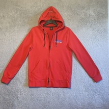 Oakley Factory Pilot Motocross Red Hooded Zip Up Sweatshirt Sweater Adult S - $28.22