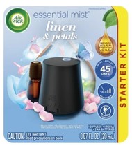 Air Wick Essential Mist Starter Kit, Linen and Petals, Diffuser, Refill,... - £15.12 GBP