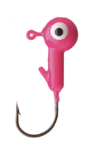 EAGLE CLAW BALL HEAD JIG, 1/8 OZ., PINK, 10-COUNT PACKAGE - $7.95