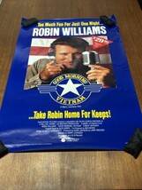Original Movie Poster 1987 Robin Williams Good Morning Vietnam VHS Relea... - $188.46 MXN