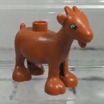 Lego Duplo Goat Animal Figure Brown Replacement  - $7.91