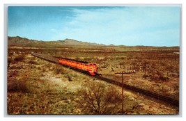 Southern Pacific Sunset Limited Train Tucson Arizona AZ UNP Chrome Postcard A15 - £2.75 GBP