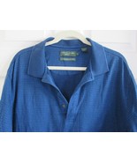 JACK NICKLAUS Short Sleeve Golf Polo Shirt (XL) Royal Blue Check EUC - £11.68 GBP
