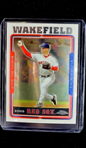 2005 Topps Chrome #74 Tim Wakefield Boston Red Sox Baseball Card - $1.27