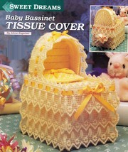 Plastic Canvas Baby Ruffled Bassinet Tissue Cover Baby Doll Bassinet Patterns - £9.25 GBP