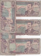 Iraq, Lot of 6, Mixed Banknotes Heavily Used With Some Faults....IR17 - $13.50