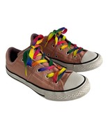 Converse Chuck Taylor All Star Madison Ox Pink Shoes Kids Sz 1 Rainbow S... - £14.56 GBP