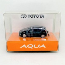 Toyota Aqua (Black) LED Light Pull Back Mini Car Keychain - Dealer Promo... - £17.99 GBP