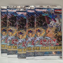 YuGiOh The Grand Creators Five Booster Packs Lot 1st Edition New Sealed - £12.01 GBP