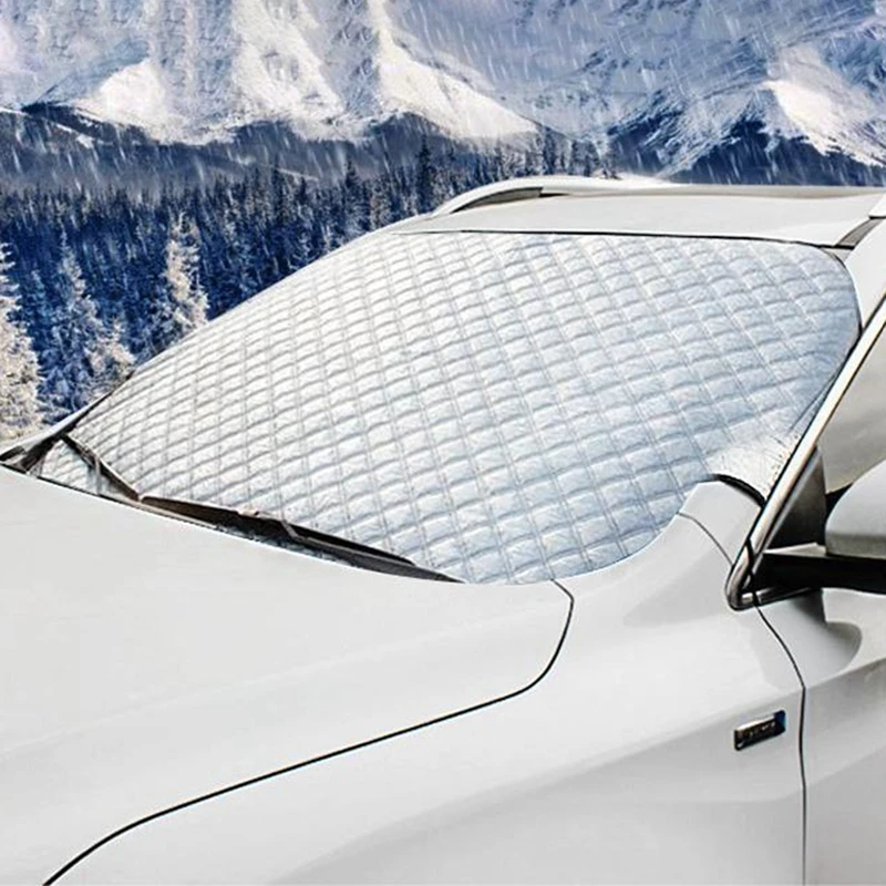 Thickened Snow Cover Winter Snow-Proof Anti-Frost Car Windshield Cover - £13.58 GBP