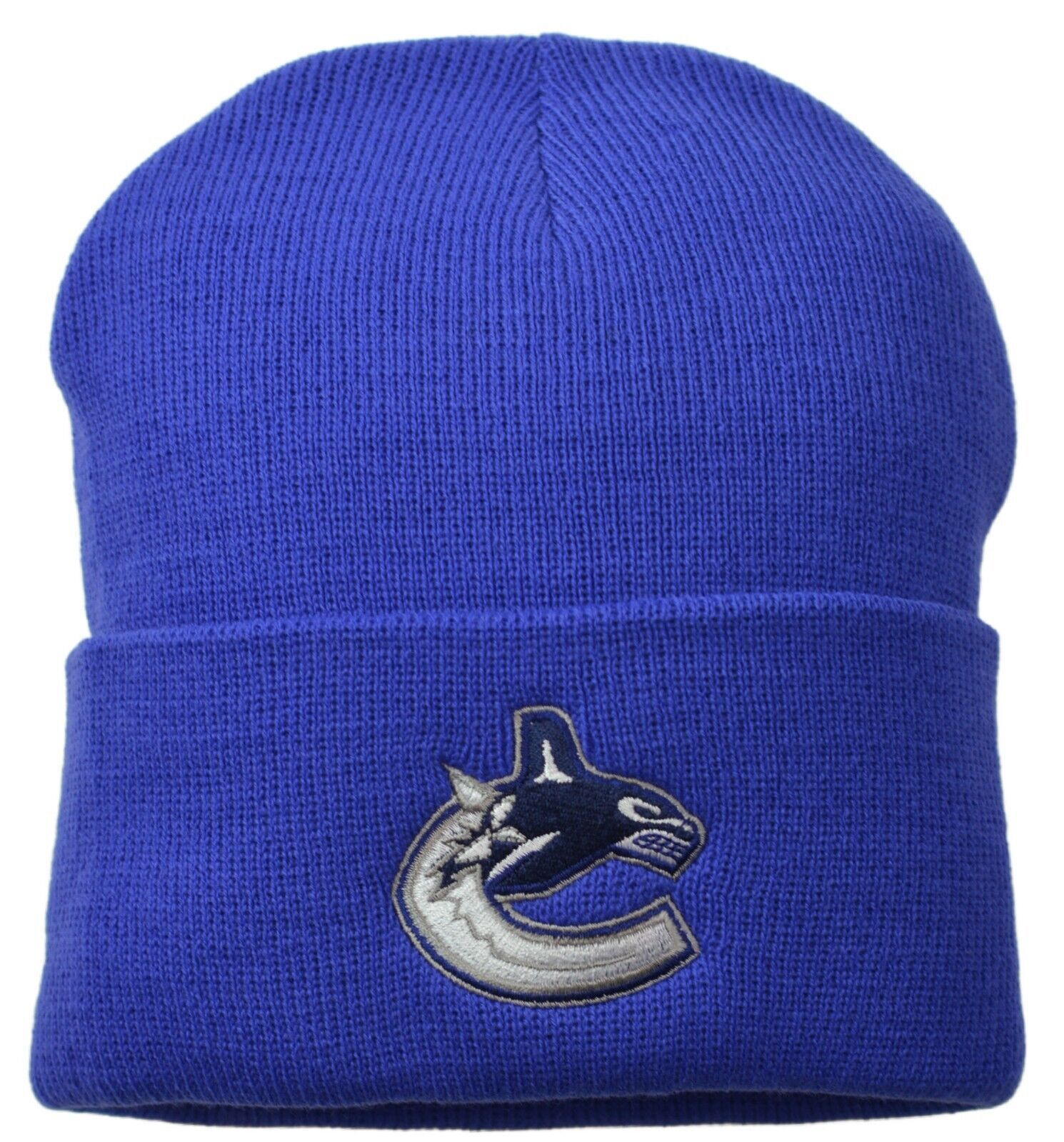 American Needle Vancouver Canucks NHL Hockey Knit Cuffed Winter Beanie Cap, Hat