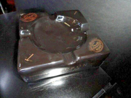 Padron Black Ceramic Ashtray NIB 8.5" x 8.5" x 2.5" NIB image 3