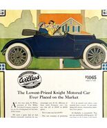 Willys Knight 1916 Overland Roadster Advertisement Automobilia Lithograp... - $1,096.50 MXN