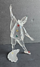 Swarovski Crystal 1999 SCS &quot;Masquerade&quot; Pierrot Figurine in Box w/ COA - £73.88 GBP