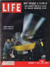 ORIGINAL Vintage Life Magazine February 17 1958 Camera for US Satellite - £15.56 GBP
