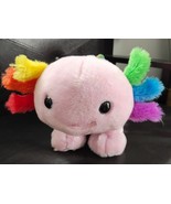 Build A Bear Rainbow Pink Axolotl Stuffed Animal 18&quot; 2023 sound box I lo... - $57.41