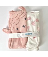 Carter's Just One You Pink Owl 2-Piece Bath Towel Set - $16.82