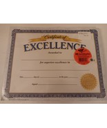 Trend Enterprises Certificate Of Excellence 30 Certificates Pack Sealed ... - $11.99