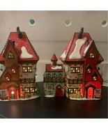 Dept 56 North Pole Dolls &amp; Santa&#39;s Bear Works North Pole Village From 1994 - $64.35