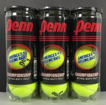 New PENN Championship Yellow Extra-Duty Felt Tennis Balls 3 Sealed Cans 9 Balls  - £11.85 GBP