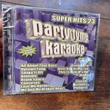 Party Tyme Karaoke Super Hits 23 [16-song CD+G] Audio CD New *Cracked Case* - $2.69
