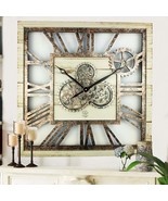 AMERICA LINE WALL CLOCK SQUARE 24 INCH DESERT BEIGE - $200.46 CAD+