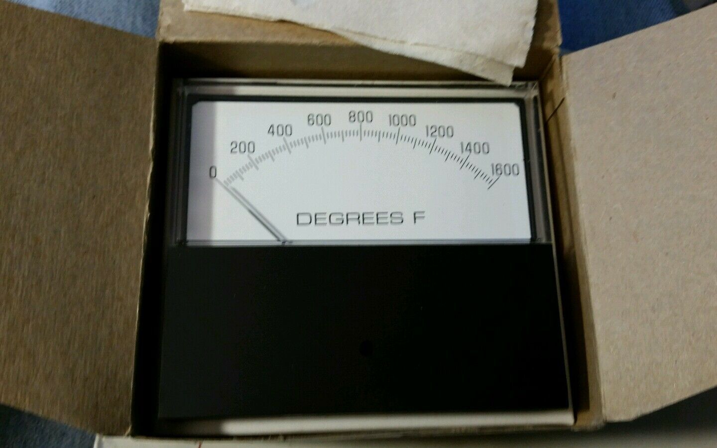 0-1600 DEGREES F  GE METER 50-251400FAFA1JBU ONAN 425-1729 NOS - $56.22