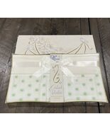 Vtg Dan River Pillow Cases Green Tulips Sealed NOS Embroidered Combed Pe... - $55.48 CAD