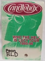 CANDLEBOX - VINTAGE 1995 - 1996 TOUR ORIGINAL CONCERT TOUR CLOTH BACKSTA... - £7.81 GBP