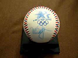 Mark Mcgwire Bj Surhoff 84 Los Angeles Xxiii Olympics Signed Auto Baseball Jsa - £196.12 GBP